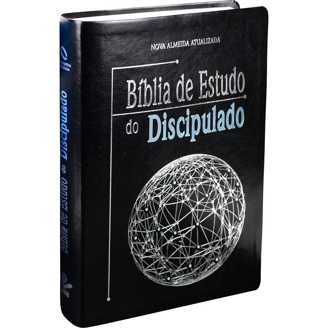Bíblia Sagrada NAA de Estudo do Discipulado, Capa Couro Sintético Preta