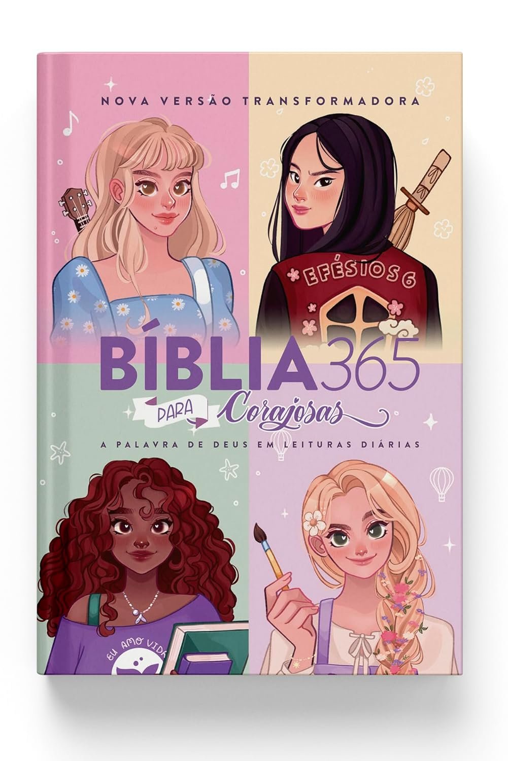Bíblia 365 NVT para Corajosas 2, capa dura