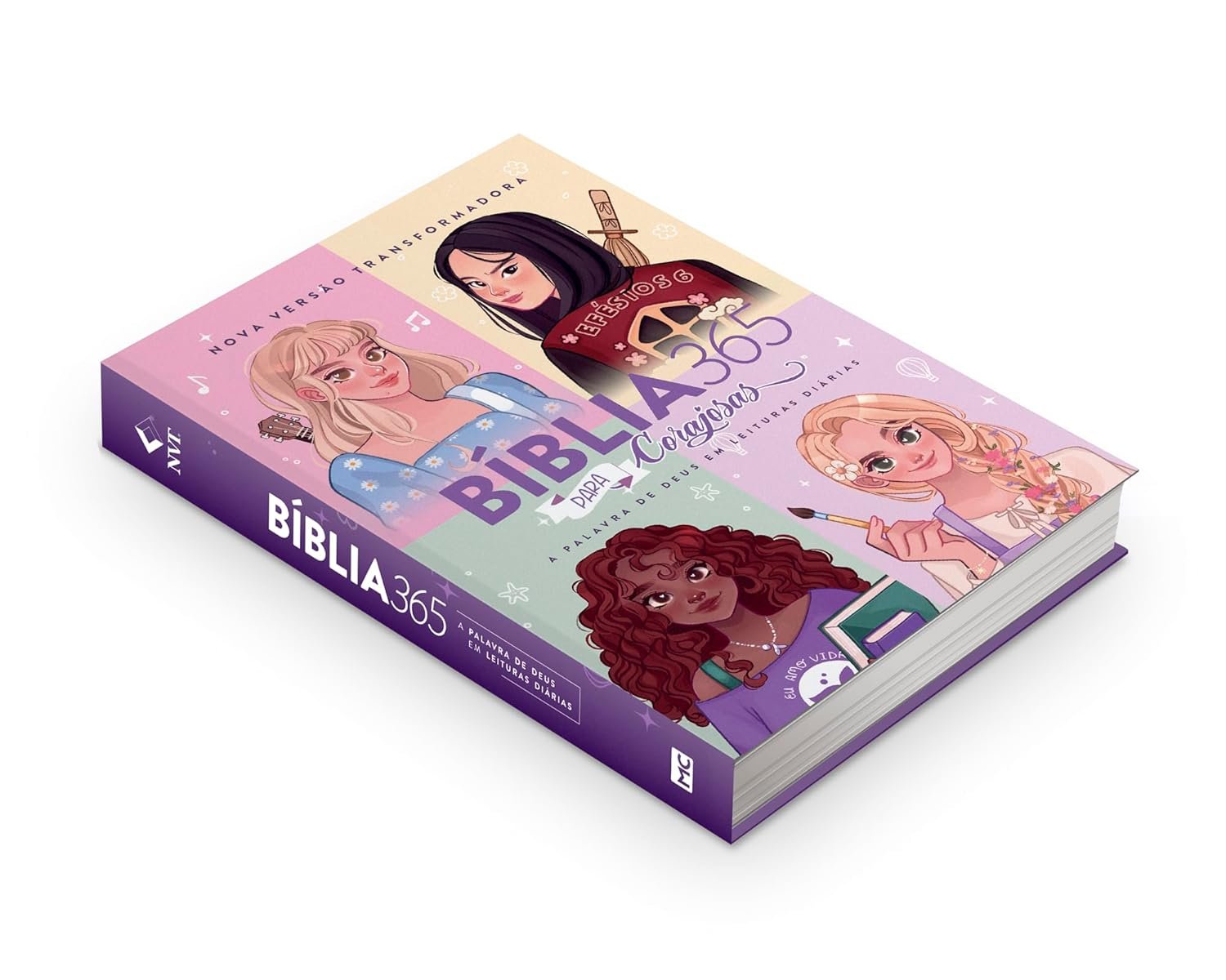 Páginas internas da Bíblia 365 NVT para Corajosas 2