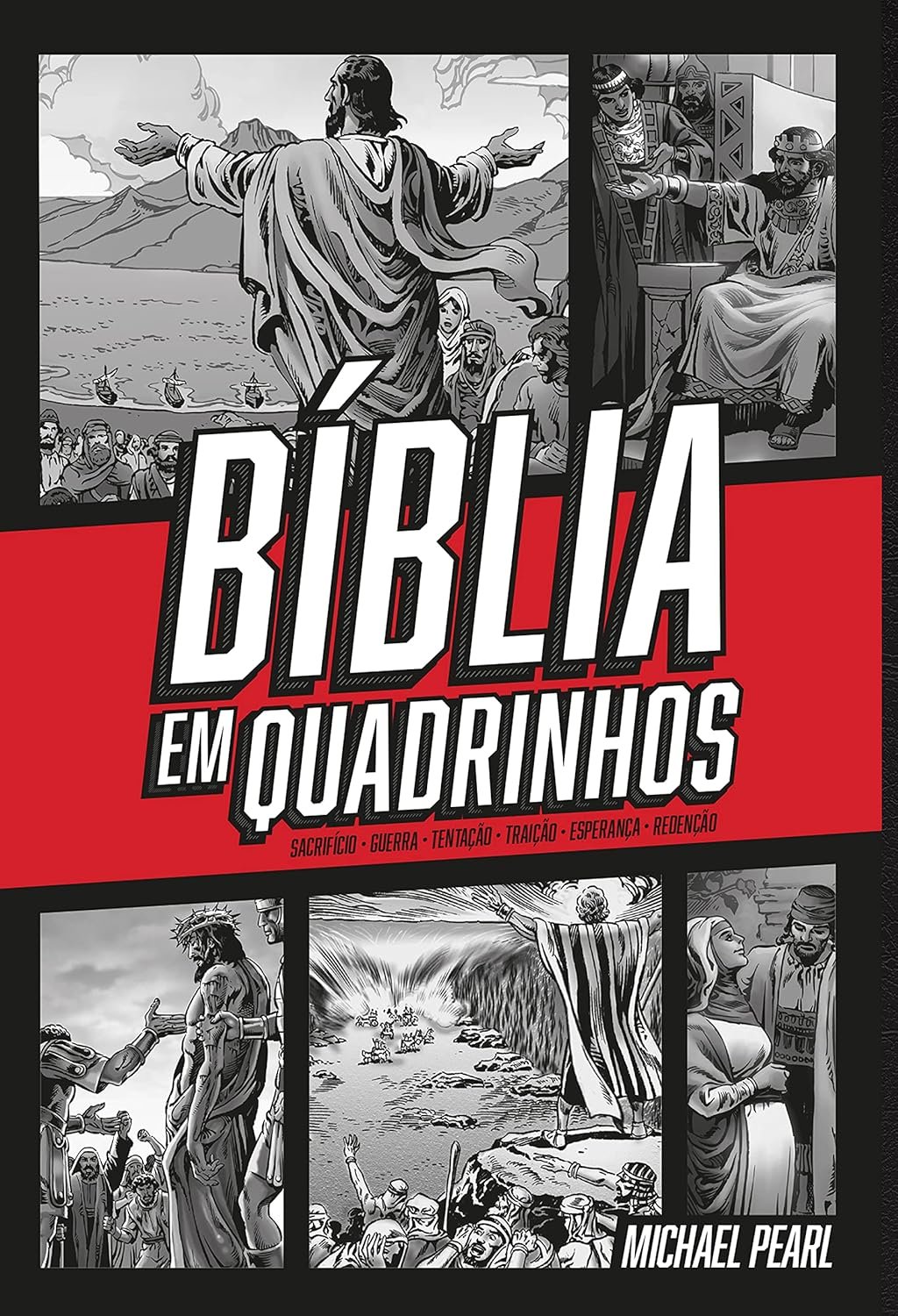 Bíblia em Quadrinhos Capa Dura Vermelha