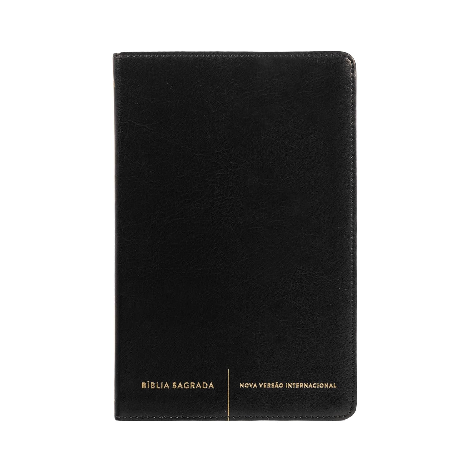Bíblia Sagrada NVI Slim, Capa Luxo Preta