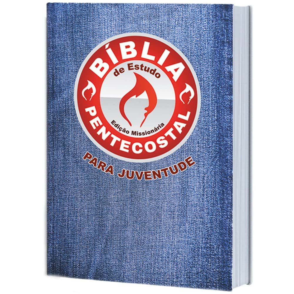 Bíblia de Estudo Pentecostal Juventude Capa Jeans