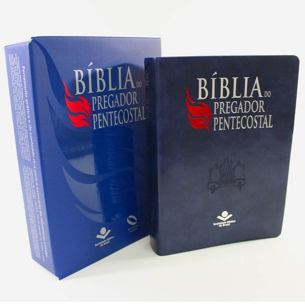 Bíblia do Pregador Pentecostal NAA Azul